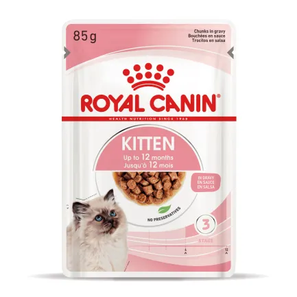 Вологий корм Royal Canin KITTEN INSTINCTIVE IN GRAVY для кошенят всіх порід 85 г