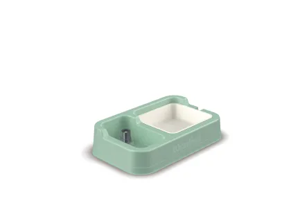 Миска для корму з адаптером під пляшку для води "Waterfood", 34x20,5x7 см