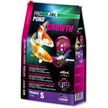 Корм JBL ProPond Growth S для зростання невеликих коропів кої, 2.5 кг
