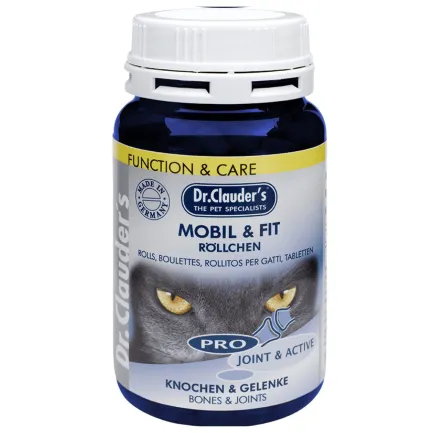 Вітамінно-мінеральний комплекс для котів Dr.Clauder's Mobil &amp; Fit Joint Rolls для кісток, зв'язок та суглобів, 100 г