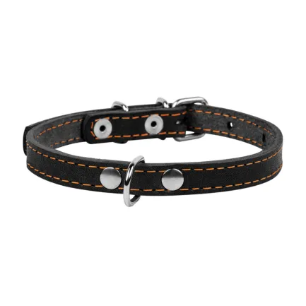 Нашийник "CoLLaR" одинарний (ширина 14мм, довжина 27-35см) чорний — Фото 1