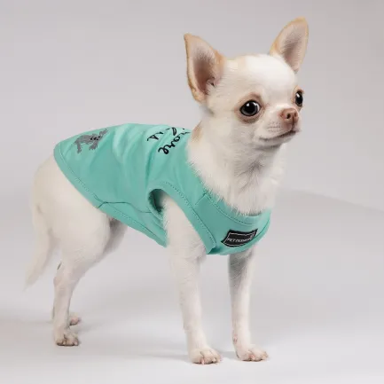 Борцівка Pet Fashion «Puppy» для собак, розмір S, м'ятна — Фото 4