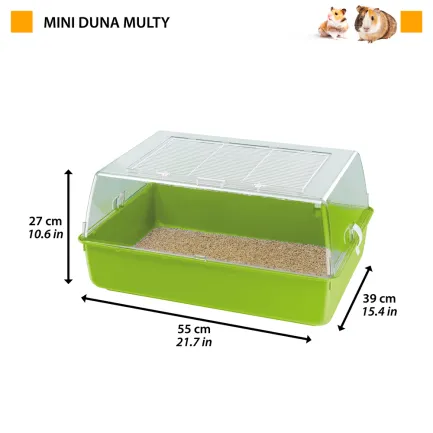 Ferplast CAGE MINI DUNA MULTY GREEN Клітка для хом'яків зелена — Фото 1
