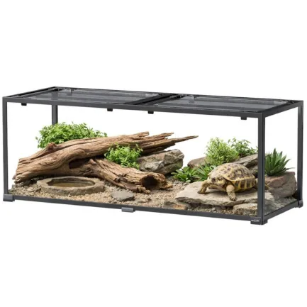 Тераріум Repti-Zoo Super Vision 360 120x45x45 см (RKE1204545) - скляний тераріум для рептилій та амфібій — Фото 1