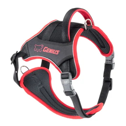 Ferplast GENIUS MEDIUM RED HARNESS нейлонова шлея для тварин червона — Фото 4