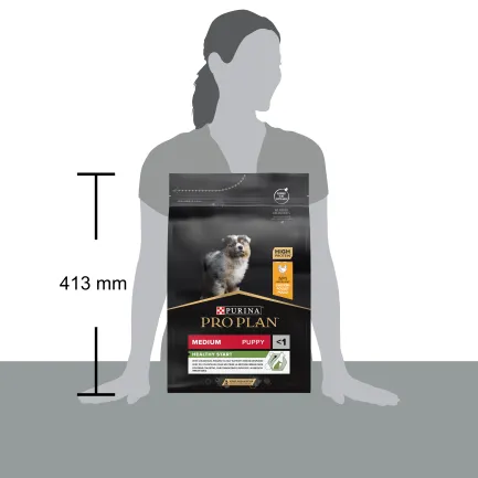 Сухий корм PRO PLAN Medium Puppy <1 Healthy Start для цуценят середніх порід з куркою 3 кг — Фото 4