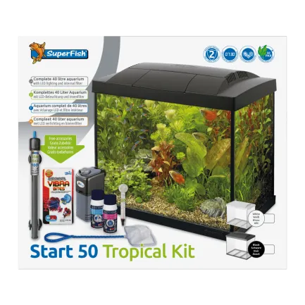 Акваріумний стартовий набір SuperFish Start 50 Aquarium Kit Black (A4050281) — Фото 2