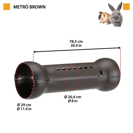 Ferplast METRO' BROWN TUBE Модульний тунель — Фото 1