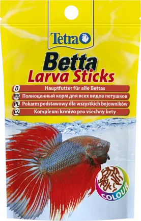 Корм Tetra Betta Larva Sticks для рибок півників, 5 г (палички)