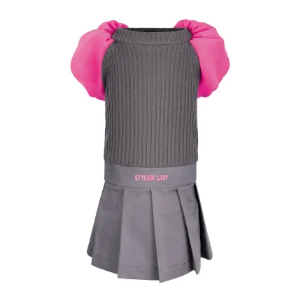 Сукня Pet Fashion «Classic» для дівчаток, розмір XS, коричнева