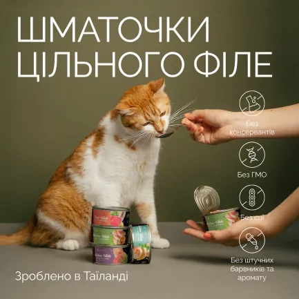 Корм вологий Savory Chicken Fillets rich in Shrimp in Jelly for Adult Cats філе курки з креветками в желе для дорослих котів, 70 г — Фото 6