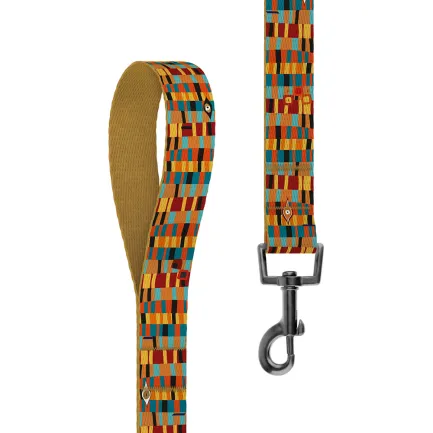 Повідець для Собак BronzeDog Urban Art Нейлоновий Алекса M — Фото 1