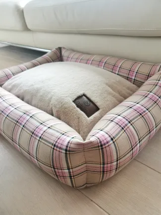 Chloe's Home Лежак для домашніх тварин Дублін рожевий М — Фото 1