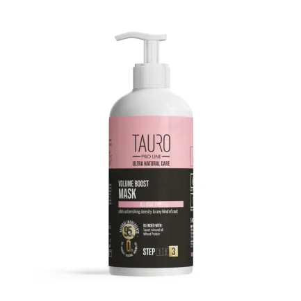 Маска для надання об'єму шерсті собак і котів TAURO PRO LINE Ultra Natural Care Volume Boost Mask, 1000 мл