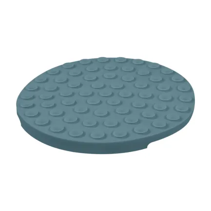 Килимок для злизування і повільного харчування WAUDOG Silicone, 211х211х30 мм, сірий — Фото 4