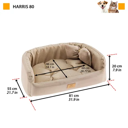 Ferplast HARRIS 80 BEDDING BEIGE М'яке місце д/тварин — Фото 1