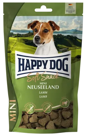 М'які ласощі Happy Dog Soft Snack Mini Neuseeland для собак дрібних порід зі смаком ягня та рис,100 г, 60690
