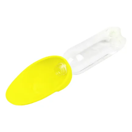 Поїлка-насадка на пляшку WAUDOG Silicone, 165х90 мм жовтий — Фото 4