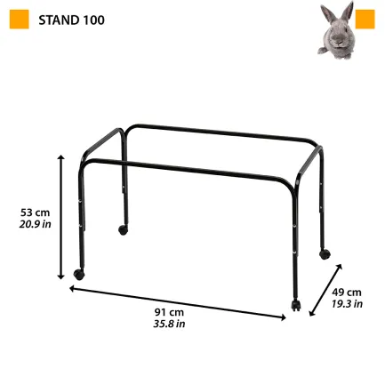 Ferplast STAND RABBIT 100 Підставка металева чорна — Фото 1
