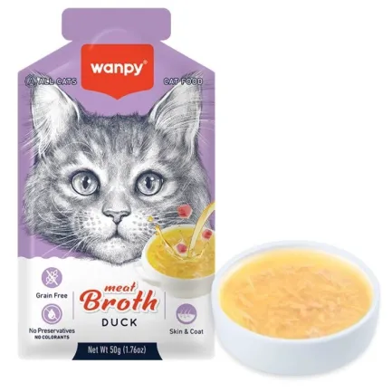Wanpy Meat Broths Duck суп з качкою для котів 50г