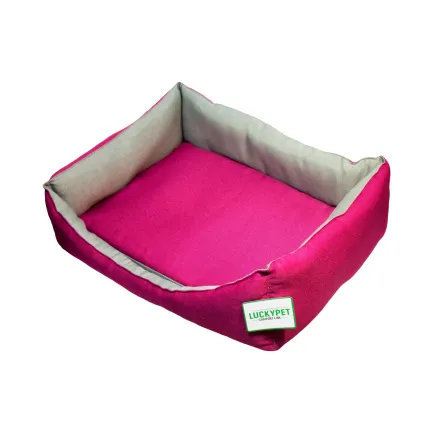 Лежак Тобі №2 Фуксія Lucky Pet, 45х50х18