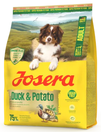 Корм для собак Josera Adult Duck &amp; Potato (Ente&amp;Kartoffel) 0,9 кг