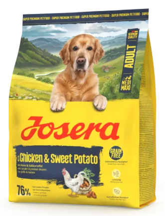 Корм для собак Josera Chicken &amp; Sweet Potato Adult Medi/Maxi (Nature Energetic) 0,9 кг