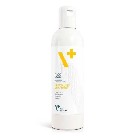 VetExpert Specialist Shampoo антибактеріальний шампунь з хлоргексидином для котів і собак, 250 мл