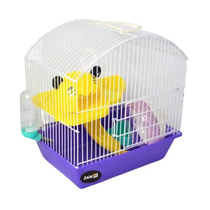 Клітка AnimAll F-602-v для хоМ'яка, фіолетова, 29 × 22 × 36 см