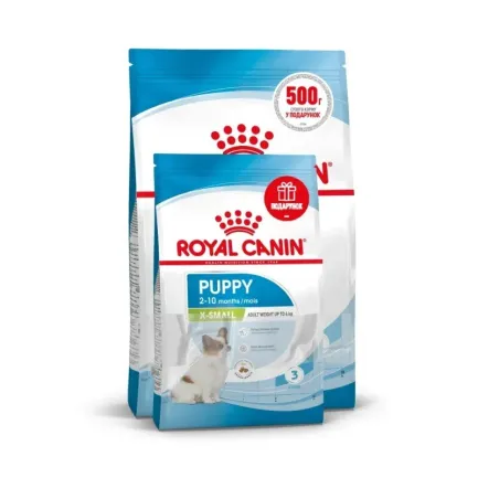 Сухий корм Royal Canin XSMALL PUPPY 1,5кг+500г