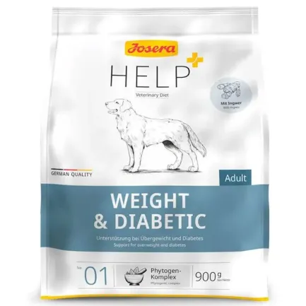 Сухий корм для собак Josera Help Weight &amp; Diabetic Dog dry 900g