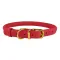 Нашийник для собак круглий шкіряний BronzeDog Crazy Червоний L — Фото 5