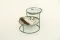 Подвійний лежак для домашніх тварин MISOKO Pet bed, round, double, steel frame, 70x50x40 cm, light green — Фото 7