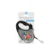 Повідець-рулетка для собак WAUDOG R-leash, малюнок "ВАУ", XS, до 12 кг, 3 м, світловідбиваюча стрічка чорний — Фото 8