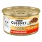 Вологий корм GOURMET Gold "Соус Де-Люкс" для дорослих котів шматочки в соусі з яловичиною 85 г — Фото 7
