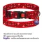 Нашийник для собак Barksi Urban Нейлоновий з QR-адресником Вишиванка Червона XL — Фото 8