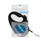 Повідець-рулетка для собак WAUDOG R-leash, малюнок "Сміливість", L, до 50 кг, 5 м, світловідбиваюча стрічка чорний — Фото 8