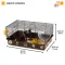 Ferplast CAGE CRICETI 9 PIRATES BLACKx2 Клітка для хом'яків з декором — Фото 10