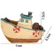 Декорація рибальський човен Kruger Meier Fishing Boat 11x6.5x7.5см (1288) — Фото 5