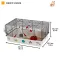 Ferplast CAGE CRICETI 9 SPACE BLACK(x1) Клітка для хом'яків з декором — Фото 9