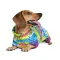 Комбінезон Pet Fashion «Puzzle» для собак, розмір XS, з принтом — Фото 3