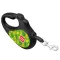 Повідець-рулетка для собак WAUDOG R-leash, малюнок "Авокадо", M, до 25 кг, 5 м, світловідбиваюча стрічка чорний — Фото 6