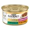 Вологий корм GOURMET Gold “Подвійне задоволення” для дорослих котів шматочки у підливці з кроликом та печінкою 85 г — Фото 7