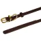 Нашийник для собак круглий шкіряний BronzeDog Crazy темно-коричневий XL — Фото 8