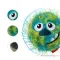 Іграшка для Собак Gigwi Crazy Ball Гумовий М'яч з ворсистим покриттям і пискавкою Зелений 7 см S — Фото 7