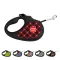 Повідець-рулетка для собак WAUDOG R-leash, малюнок "Шотландка", L, до 50 кг, 5 м, світловідбиваюча стрічка чорний — Фото 5