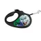 Повідець-рулетка для собак WAUDOG R-leash, малюнок "Джокер Зелений", M, до 25 кг, 5 м, світловідбиваюча стрічка чорний — Фото 3