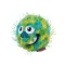 Іграшка для Собак Gigwi Crazy Ball Гумовий М'яч з ворсистим покриттям і пискавкою Зелений 7 см S — Фото 8