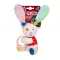 Іграшка для собак Зайчик з кільцем та пищалкою GiGwi Plush Friendz, текстиль, термопластична гума, 16 см — Фото 3