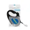 Повідець-рулетка для собак WAUDOG R-leash, малюнок "Сміливість", M, до 25 кг, 5 м, світловідбиваюча стрічка чорний — Фото 13